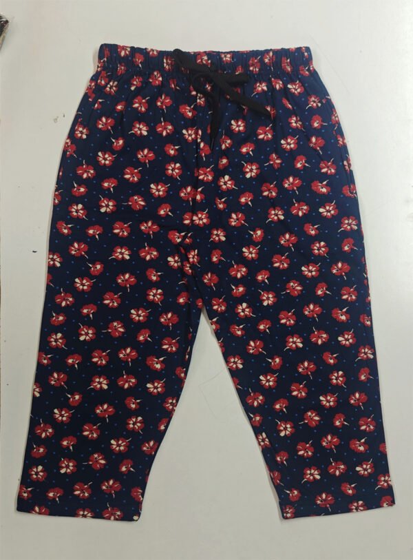 Pocket printed pant